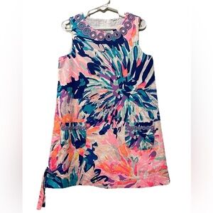 Lilly‎ Pulitzer Little Lilly Off Tropic Shift Dress Girls 6 Missing Bow